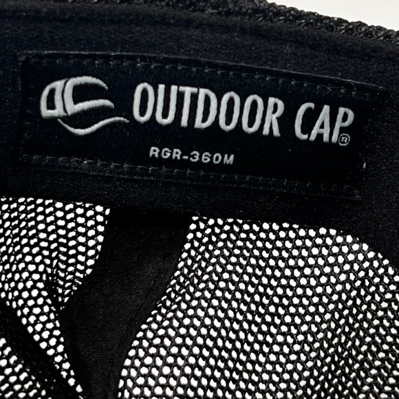 Outdoor Cap Baseball Hat Snapback Mesh Solid Blue Black - Picture 6 of 8